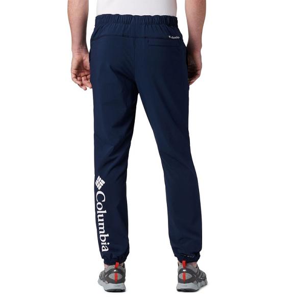 Columbia Lodge Trail Pants Navy For Men's NZ27319 New Zealand